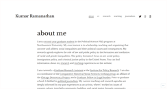 Desktop Screenshot of kumarramanathan.com