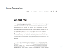 Tablet Screenshot of kumarramanathan.com